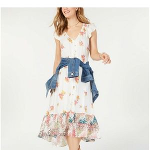 Lucky Brand Floral Maxi Dress SM NEW!